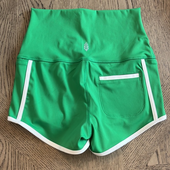 Free People Movement Island Time Shorts Green Sheen Combo NWOT - Picture 11 of 11